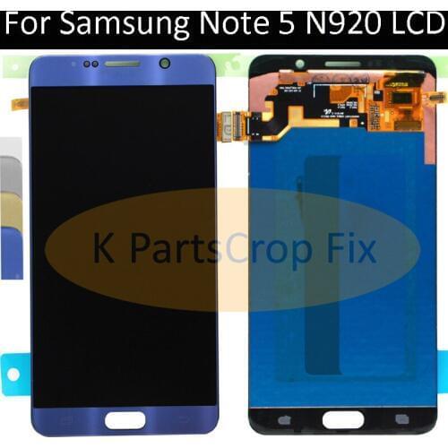 For Samsung Galaxy NOTE 5 N920 N920F LCD Display Touch Screen Digitizer Assembly Note5 Replacement For 5.7" SAMSUNG NOTE 5 LCD