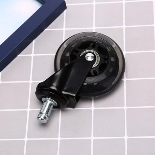 1pc New Office Chair Caster Wheels Roller Rollerblade Style Castor Wheel Replacements