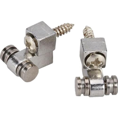 2 Chrome Roller String Retainer Trees Guitar Parts for Electric Guitar or Bass