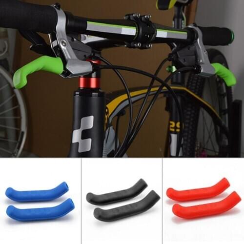 2PCS Universal Silicone Gel Brake Handle Lever Cover Mountain Road Bike Cycling Protection Cover Protector Sleeve MTB Fixed Gear