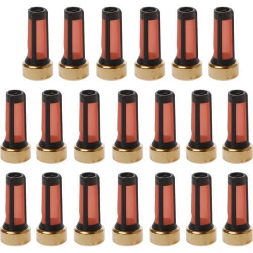 20 Pcs Fuel Injector Micro Basket Filter For Audi BMW GMC Injector Repair Kits XXFF