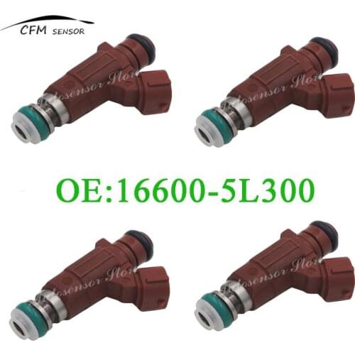 4pcs New 16600-5L300 Fuel injector For Nissan Sentra 2000 1.8L 4Cyl QG18DE FBJB100