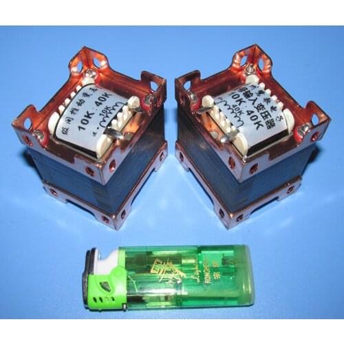 600Ω:2K4 2 times boost transformer PT25, for mobile phones, computers, MP3, to enhance the analog taste, eliminate digital sound