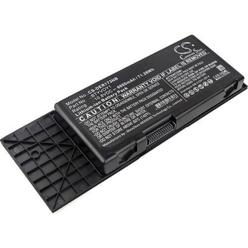 Cameron Sino 6600mah battery for DELL Alienware M17x R3 Alienware M17x R3-3D Alienware M17x R4 BTYVOY1 batteries