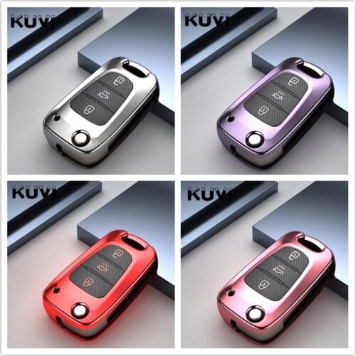 Car Remote Control Key Chain Case Cover For Hyundai I30 IX35 Accent I20 Sonata For Kia K2 K5 Sportage L811 Sorento key case