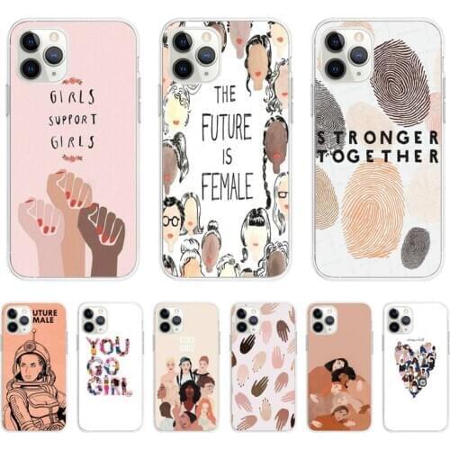 Yinuoda Feminist Girl Phone Case For iPhone 11pro MAX 8 7 6 6S Plus X XS MAX 5 5S SE XR Fundas Capa