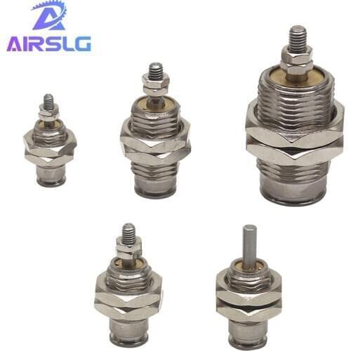 CJPB Pin Cylinder CJPB5 CJPB10 CJPB15 -5-10-15 -B Panel mount type Single Acting Spring Return short stroke miniature cylinder