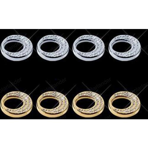 For M/ercedes B/enz E-Class W212 E260 CLS 320 GLK 200 GLA CLA C180 interior sequins trim ring diamond door bolt cover 4pcs