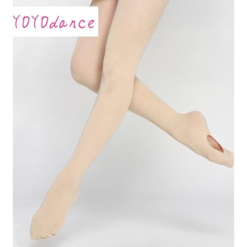 Adult Women Kids Girls Pink 7colors Soft Microfiber Footed Convertible Ballet Tights with Waistband &cotton Crotch