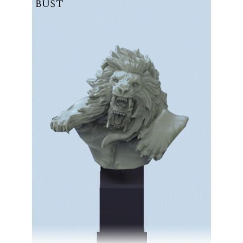 1/10 ancient fantasy warrior bust (NO BASE ) Resin figure Model kits Miniature gk Unassembly Unpainted