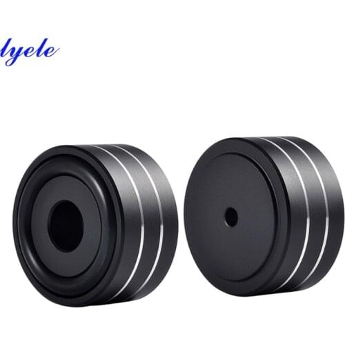Lyele Speaker feet CD Player Decoder Shock Absorber Audio Amplifier All-aluminum Feet Pad 4pcs