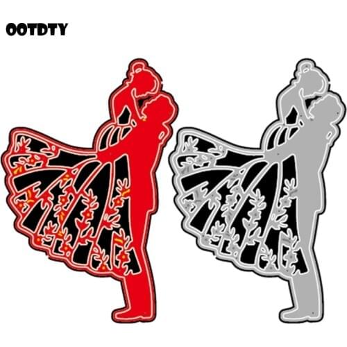 Happy Wedding Metal Cutting Dies Stencil Scrapbooking DIY Album Stamp Paper Card Embossing Decor Craft New Dies for 2021