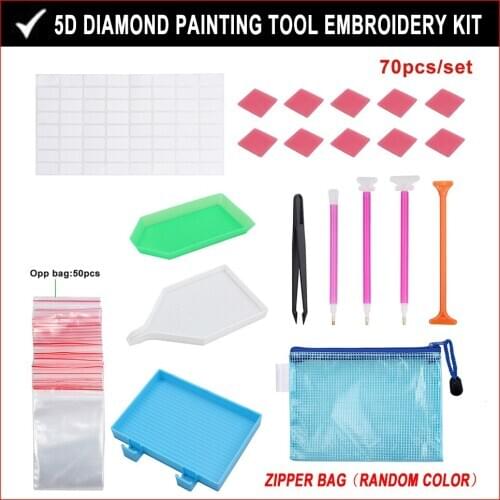 70x Multi 5D Diamond Painting Tool Embroidery Kit Art Painting Accessories 2