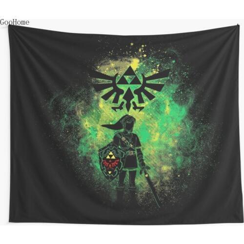 Hero of Time Art Zelda Wall Tapestry Cover Beach Towel Throw Blanket Picnic Yoga Mat Home Decoration
