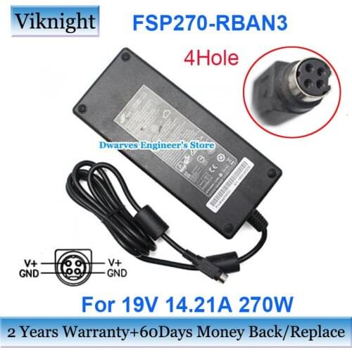 Genuine FSP270-RBAN3 19V 14.21A Switching Adapter Charger For FSP H8331000278 9NA2700101 Power Supply 4Hole