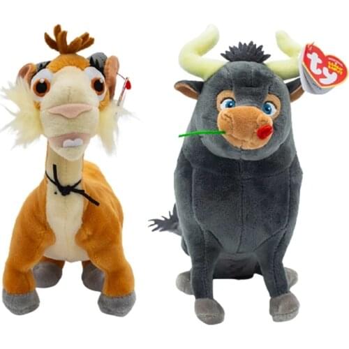 New 15 cm Ty Big Eyes Plush Toys Stuffed Animal Bull Adventures Ferdinand Collection Doll Boy Girl Holiday Gift Christmas Toy