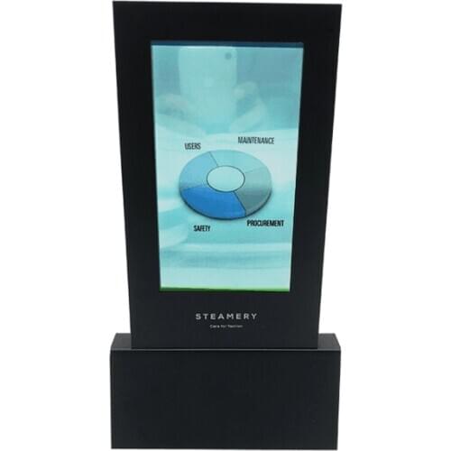 Professional custom 7inch IPS screen acrylic video player With base video booklet support usb DC plug video advertising machine