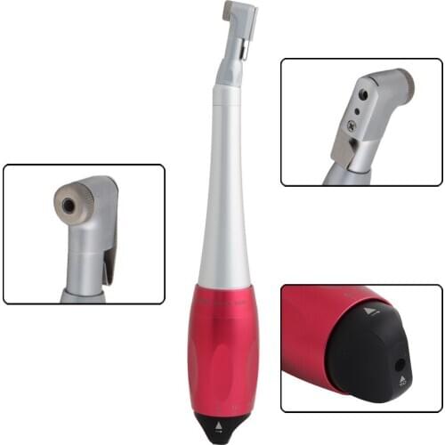 Adjustable Universal Implant Torque Wrench 5N-35N Drivers 2.35mm Latch Type Bits Contra Angle Red Handle