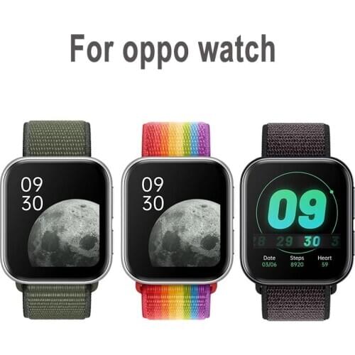 Nylon Strap For OPPO Watch 41mm 46mm Soft Loop Band Bracelet Colorful Watchband For OPPO Watch band 41mm 46mm Replacement strap