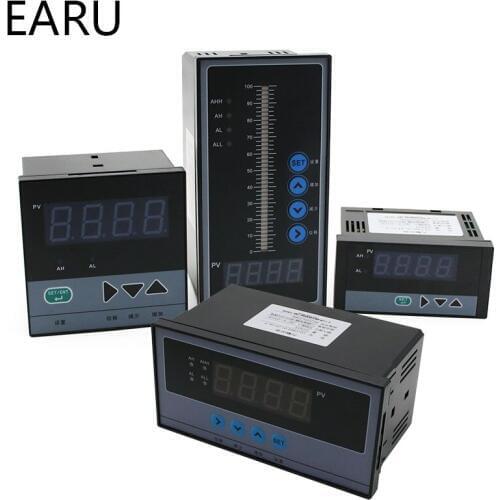 Sensor Meter Controller Temperature Pressure Water Level Control J K PT100 4-20mA 0-5V 0-10V universal Input 2 Way Relay Output