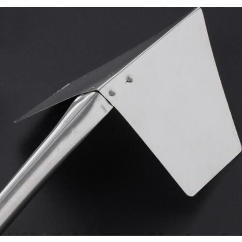 1 Pc Stainless Steel Garden Metal Handle 90 Degree Drywall Outdoor Corner Trowel
