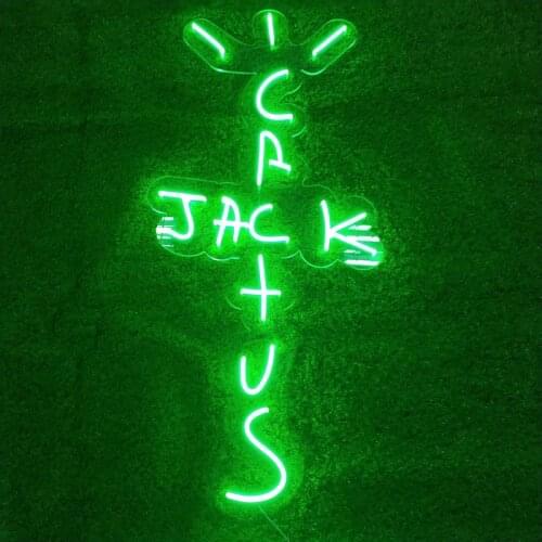 Cactus Jack led neon light Lets Party Neon sign Led Flex Neon Light Sign Board home decoration