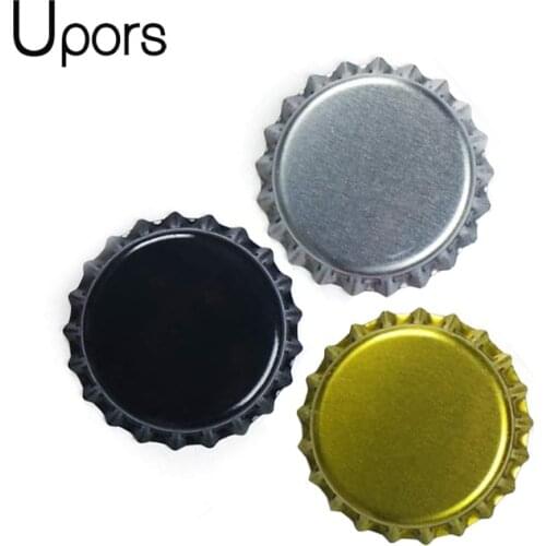 UPORS 100Pcs/Lot Beer Bottle Crown Caps Oxygen Absorbing Seal Beer Bottle Caps for Home Brewing