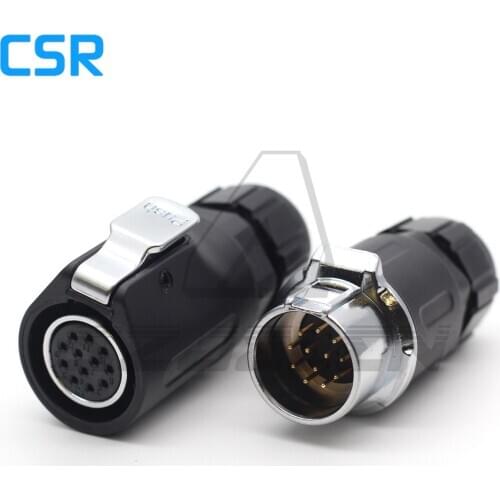 XHP20 , Waterproof Connector 12 Pin Industrial equipment Wire Connector Female Plug Docking connector IP67