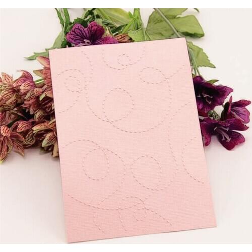 HOT plastic dotted line craft card making paper card album wedding decoration clip Embossing folders