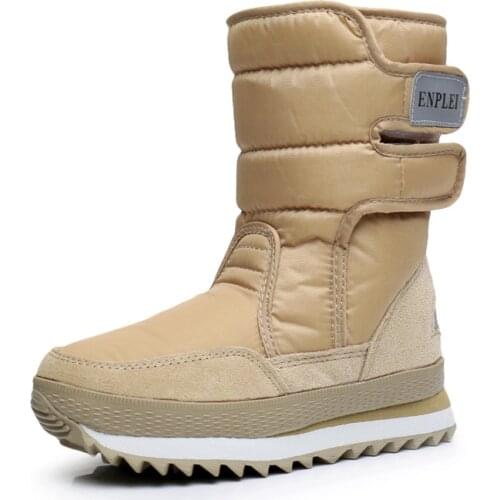 Dwayne womens snowboots waterproof warm plush boots non-slip snow boots Botas de mujer Botas de invierno de mujer plus size