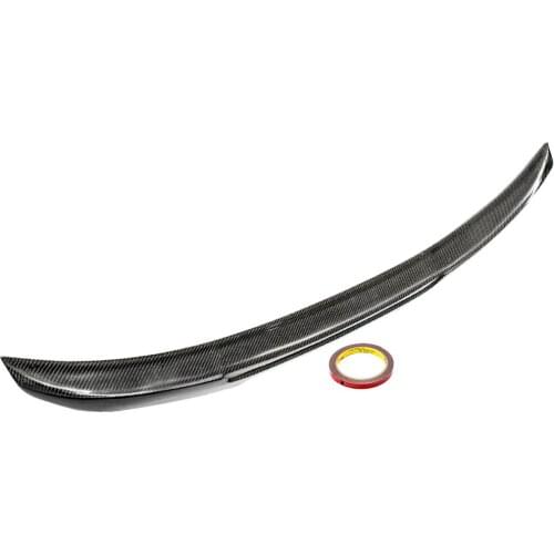 1 Pc Carbon Fiber Car Trunk Tail Spoiler Lid black For BMW E90 3 Series M3 Sedan 2006-2011 Duckbill Rear Trunk Spoiler Wing