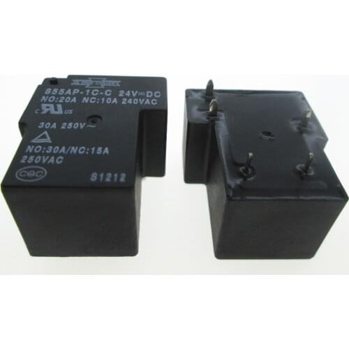 HOT NEW relay 855AP-1C-C-24VDC 855AP-1C-C 24VDC 855AP1CC 24VDC DC24V 24V T90 30A 250VAC 5PIN