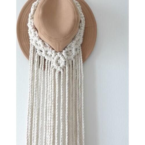 Handwoven Macrame Cotton Headband Wedding Boho Headpiece Tiara Headdress Bridal Shower Hair Accessory