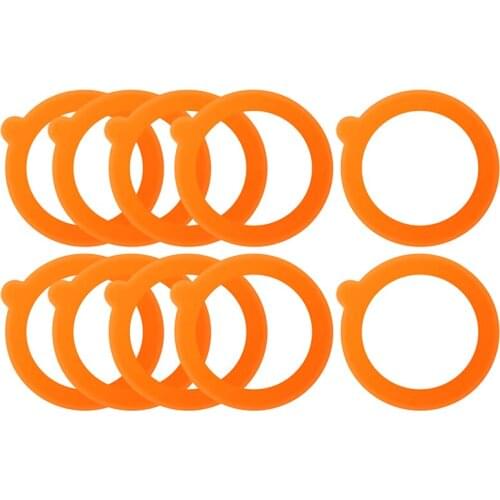 HLZS-20 Pieces Replacement Silicone Seals Replacement Rubber Jar Seals Airtight Silicone Gasket Sealing Rings for Glass Clip