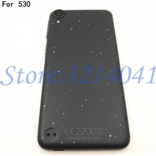 Good quality 5.0 inches Back Cover Power + Volume Button For HTC Desire 530 Rear Housing Battery Case With Logo