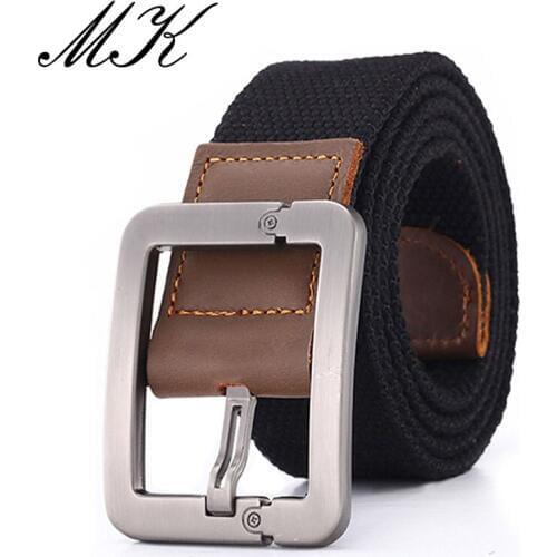 MaiKun Tactical Belts for Men belt Canvas Military Belts Metal Buckle Nylon Waistband Military Combat Cummerbund