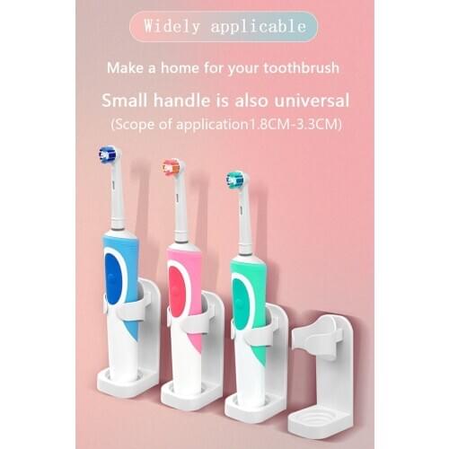 Toothbrush Holder Wall Mounted Organizer Electric Toothbrush Body Base Stander