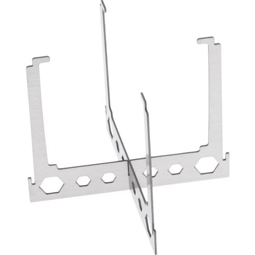 Detachable Backpack Alcohol Stove Cross Stand Rack Split Spirit Burner Base