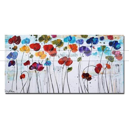 Modern canvas painting Abstract Wall Art modern art hand painted canvas oil paintings home decor new hot sell sunrise