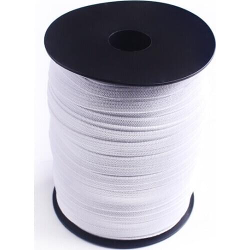 High-Elastic Seams 3mm 6mm 5 Yards Rubber Band Accessory Seams White And Black Elastic Bands Polyester Spandex Rope Cord