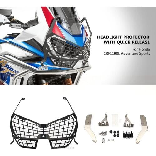 Motorcycle Headlight Protector Grille Guard Cover Protection Grill For Honda Africa Twin CRF1100L CRF 1100 L Adventure Sports