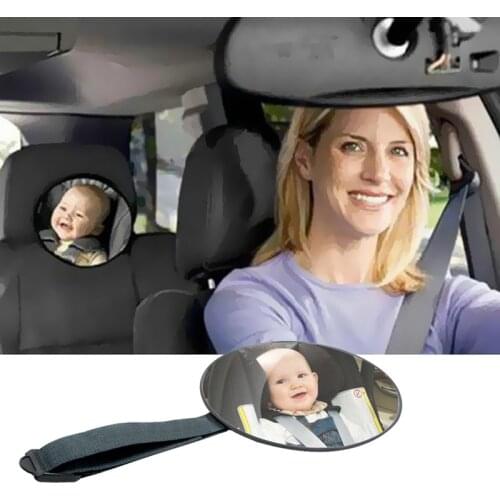 Car Safety Back Seat Rearview Mirror Adjustable Baby Facing View Rear Ward Child Infant Safety Baby Kids Monitor Car Accessories
