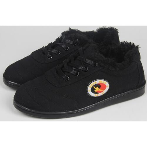 Winter Canvas Tai Chi Shoes Warm Martial Art Shoes Kungfu Practice Shoes Free Flexible