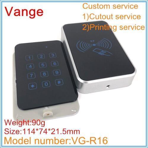1pcs/lot extruded mould making housing 114*74*21.5mm ABS plastic instrument box enclosure for access control module product