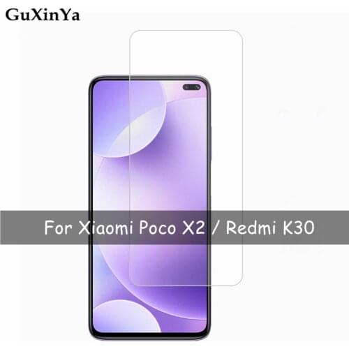 2pcs Tempered Glass For Xiaomi Redmi k30 Screen Protector Glass Redmi K30 Anti-scratch Glass Redmi k30 5G Tempered Glass