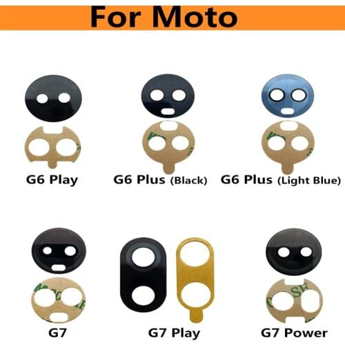 5pcs/lot New Rear Back Camera Glass Lens Cover For Motorola Moto G8 G9 Z3 Z4 E6 E7 Plus Play One Hyper Fusion