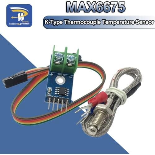 Free Shipping! MAX6675 K-type Thermocouple Temperature Sensor Temperature 0-800 Degrees Module KIT SPI Interface