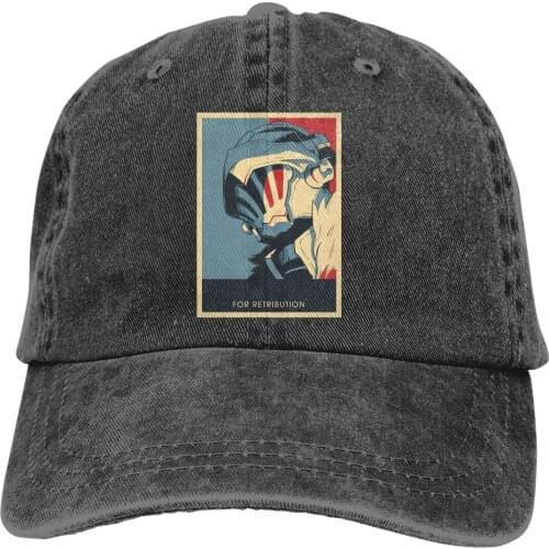 Adjustable Solid Color Baseball Cap Retribution Washed Cotton Goblin Slayer Magic Killer Fantasy Anime Sports Woman Hat