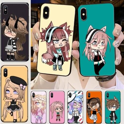 Social game Gacha Life Phone Case for iPhone 11 12 mini pro XS MAX 8 7 6 6S Plus X 5S SE 2020 XR