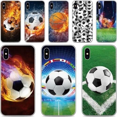 Football Soccer Cover Cases For BlackBerry KEYone KEY 2 Priv Motion Passport Q30 Z10 Z30 Q10 DTEK50 DTEK60 DTEK70 Phone Case